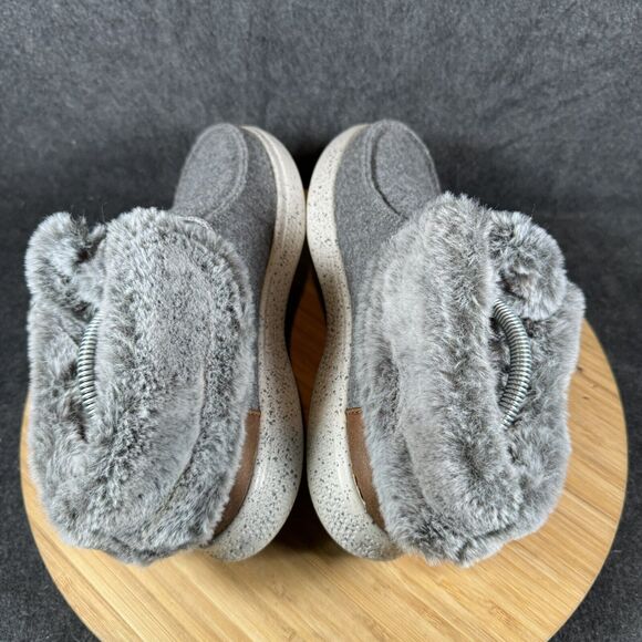 Skechers BOBS Boots‎ Womens 6.5 Skipper Lined Winter Bootie 113446 Gray Lace Up - Picture 5 of 8